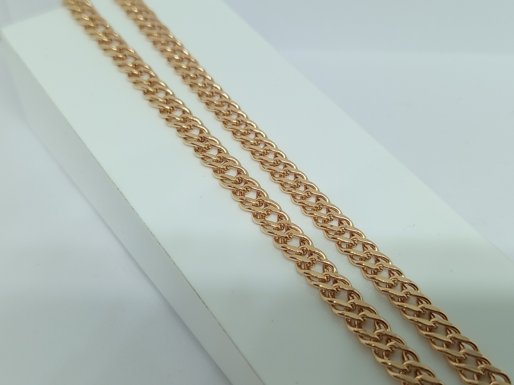 ЦПР2585 ЦЕПЬ ПУСТОТЕЛАЯ Ромб двойной (Au 585)