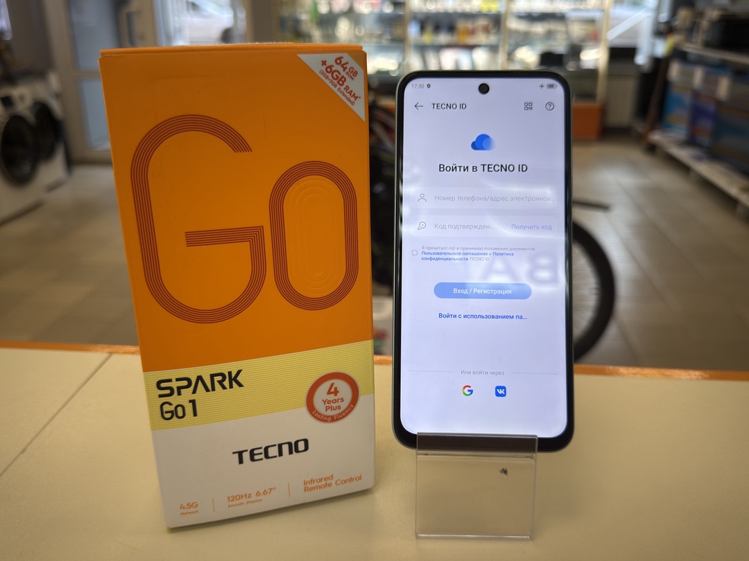Смартфон Tecno Spark Go1 3/64