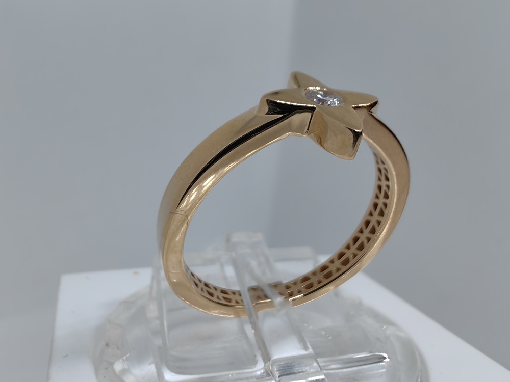 КОЛЬЦО С КАМНЕМ (Au 585)