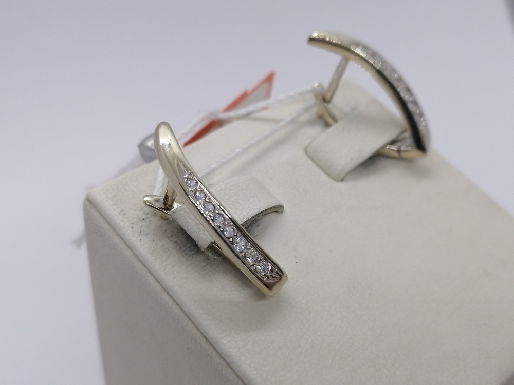 СЕРЬГИ С КАМНЯМИ (Au 585)