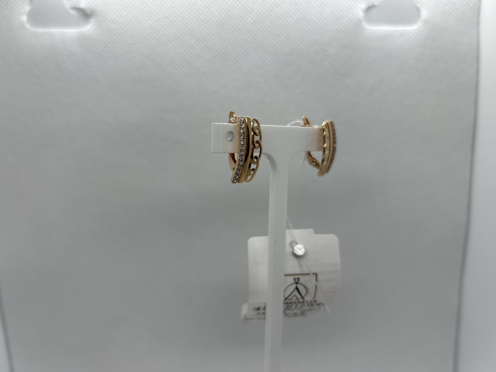 СЕРЬГИ С КАМНЯМИ (Au 585)