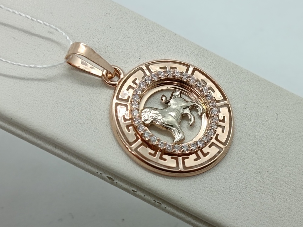 ПОДВЕСКА ЗНАК ЗОДИАКА ЛЕВ (Au 585)