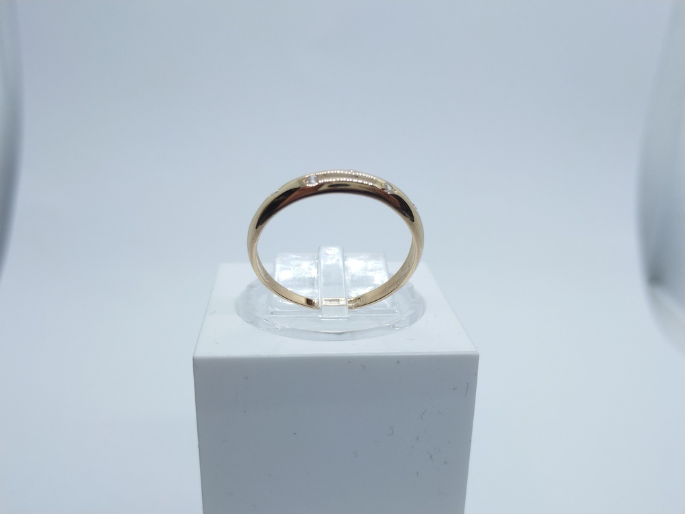 КОЛЬЦО С КАМНЯМИ (Au 585)