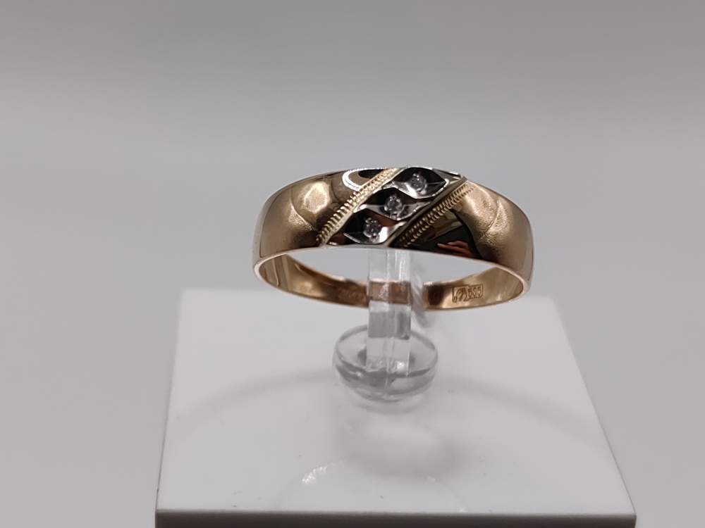 КОЛЬЦО БРИЛЛИАНТ Au 585