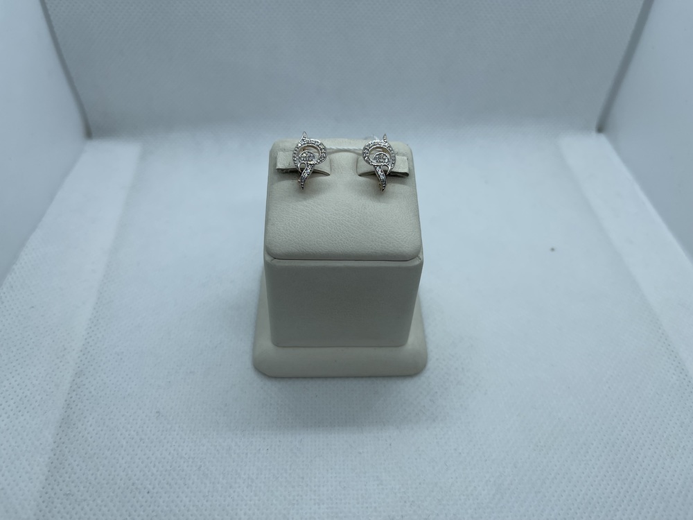 СКМИ585 СЕРЬГИ С КАМНЯМИ (Au 585)