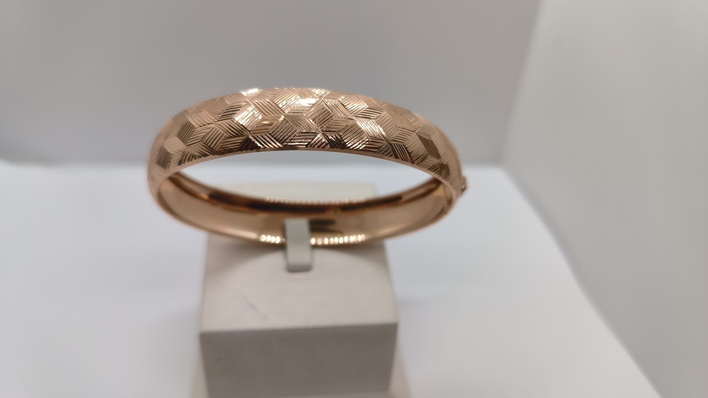 БРАСЛЕТ ЖЕСТКИЙ без камня (Au 585)