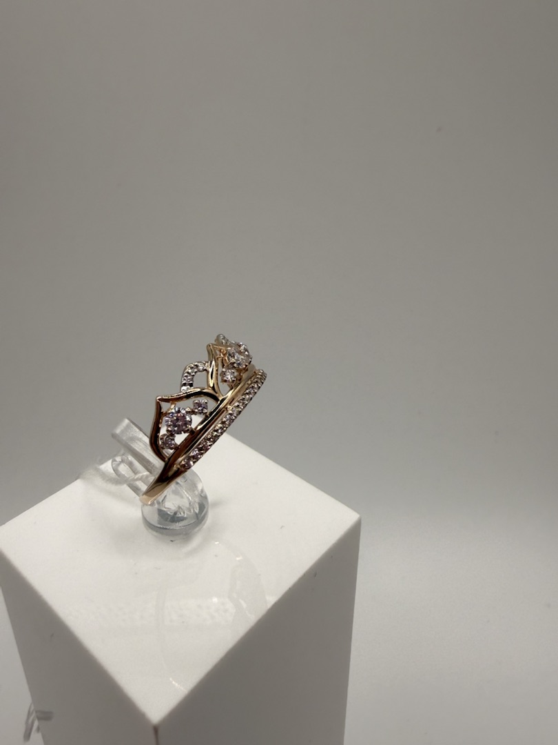 КОЛКМИ585 КОЛЬЦО С КАМНЯМИ (Au 585)