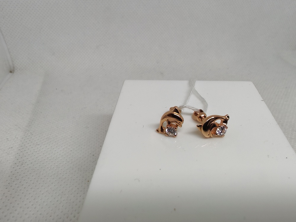 СЕРЬГИ ПУСЕТЫ (Au 585)