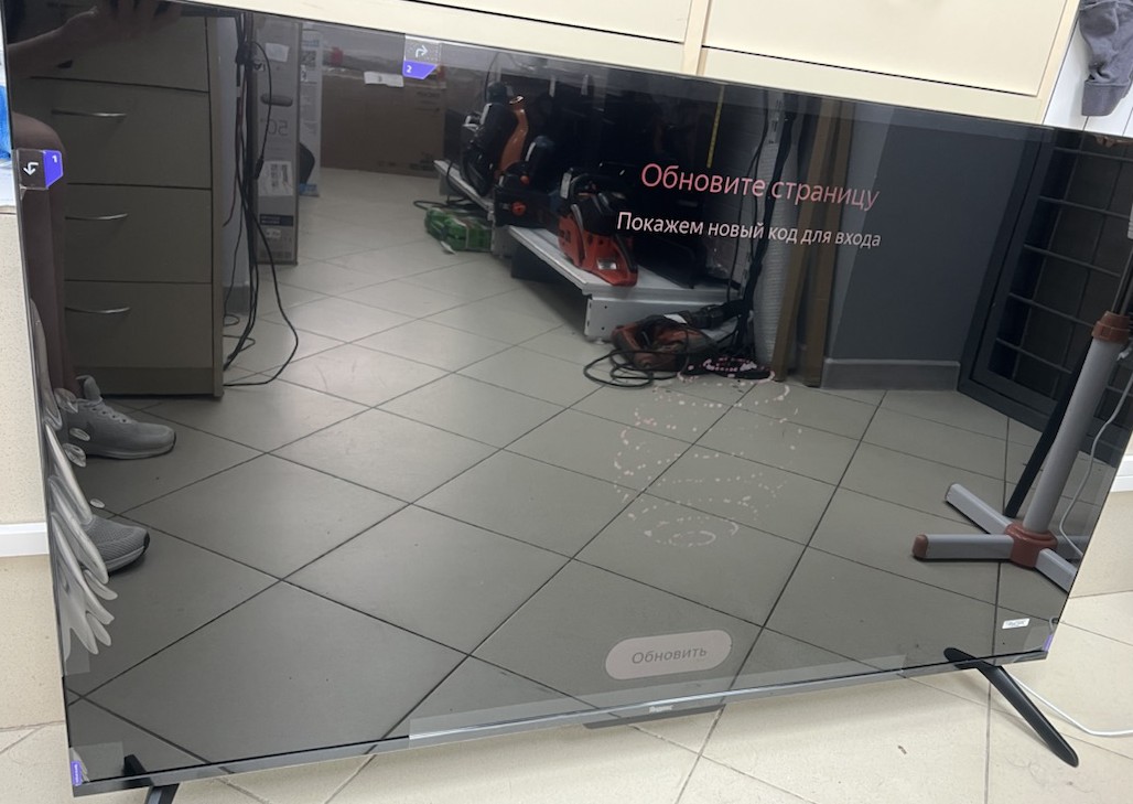 LED Телевизор Яндекс Станция Бейсик с Алисой, 55" 4K UHD