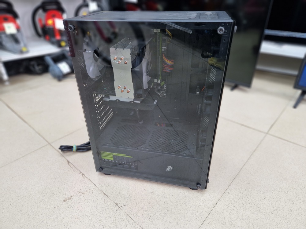 Системный блок 3Q; Xeon E5-2650 v2, GeForce GTX 1650, 16 Гб, 500 Гб, Нет