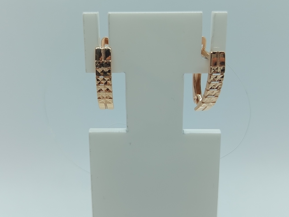 СЕРЬГИ БЕЗ КАМНЯ (Au 585)