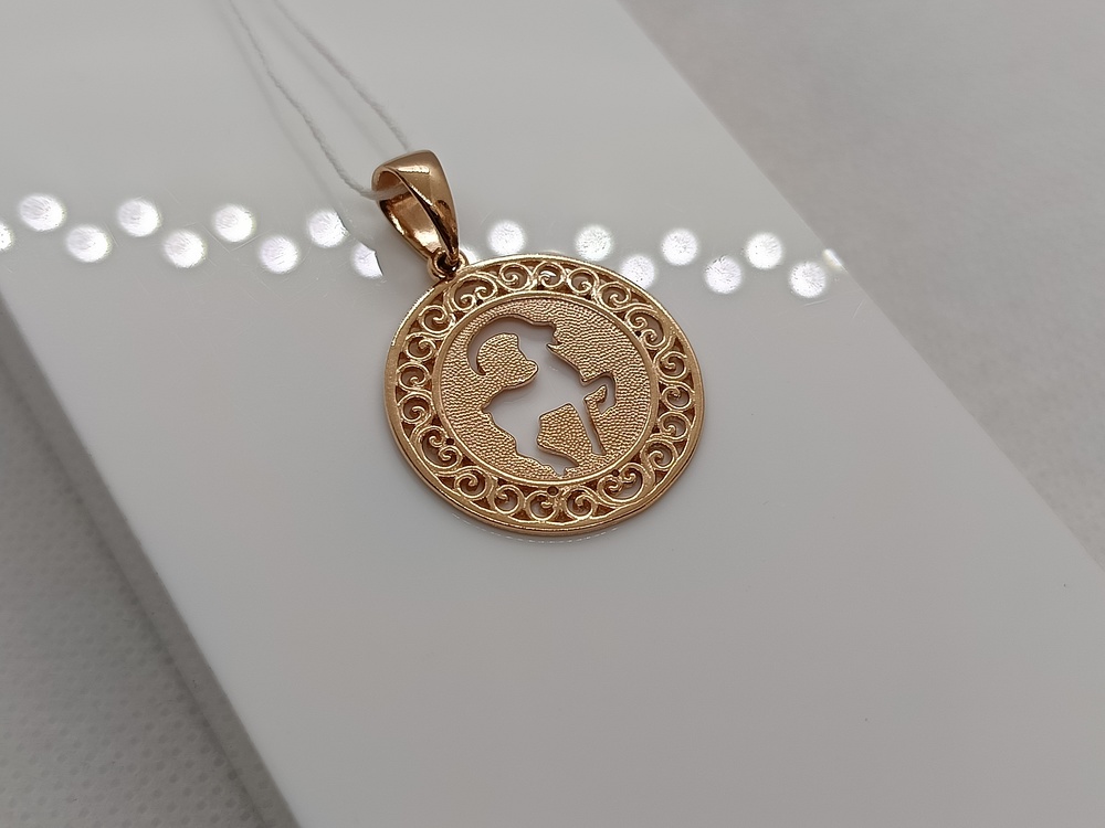 ПОДВЕСКА ЗНАК ЗОДИАКА КОЗЕРОГ Au 585 ПОДВЕСКА ЗНАК ЗОДИАКА КОЗЕРОГ Au 585