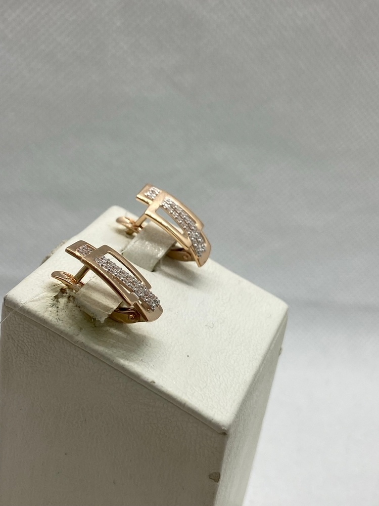 СЕРЬГИ С КАМНЯМИ (Au 585)