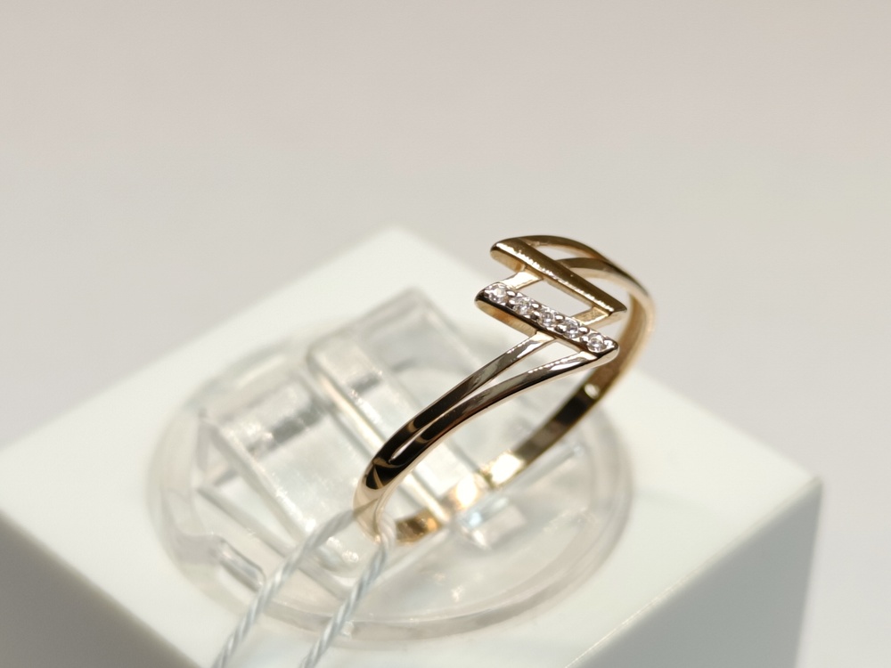 КОЛКМИ585 КОЛЬЦО С КАМНЯМИ (Au 585)