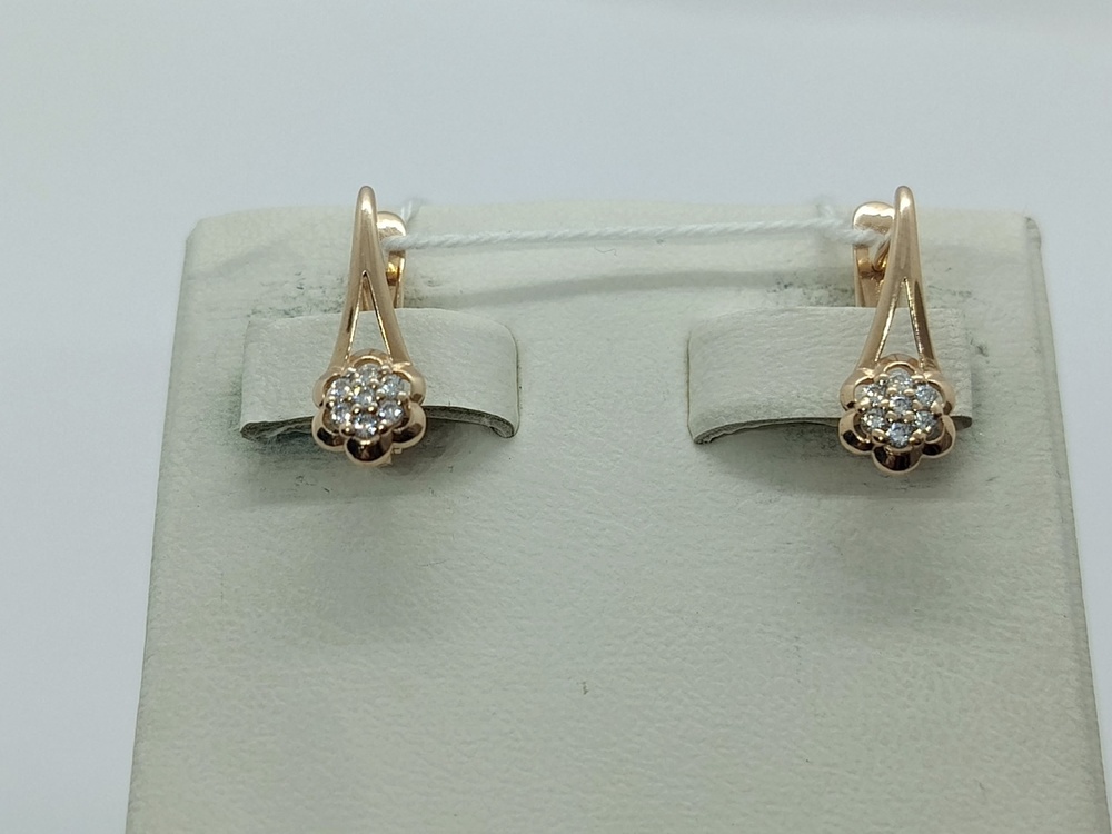 СКМИ585 СЕРЬГИ С КАМНЯМИ (Au 585) СКМИ585 СЕРЬГИ С КАМНЯМИ (Au 585)