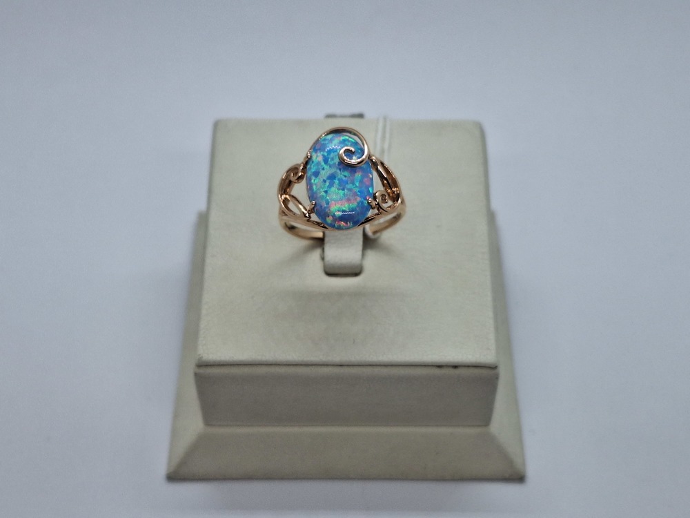 КОЛЬЦО С КАМНЕМ (Au 585)