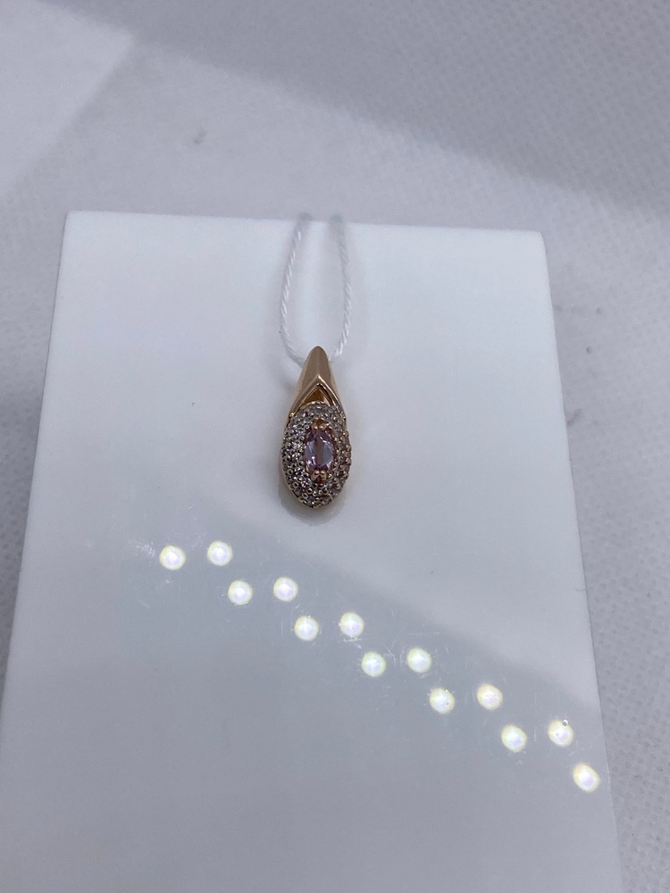 ПОДКМИ585 ПОДВЕСКА С КАМНЯМИ (Au 585)