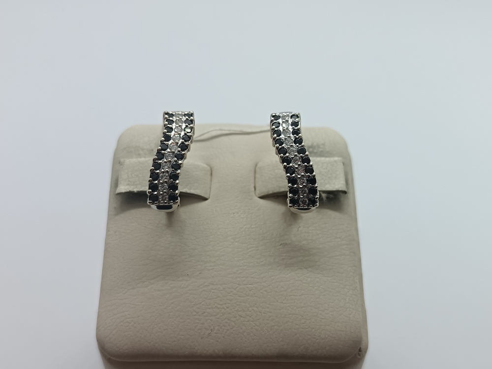 СКМИ585 СЕРЬГИ С КАМНЯМИ (Au 585)