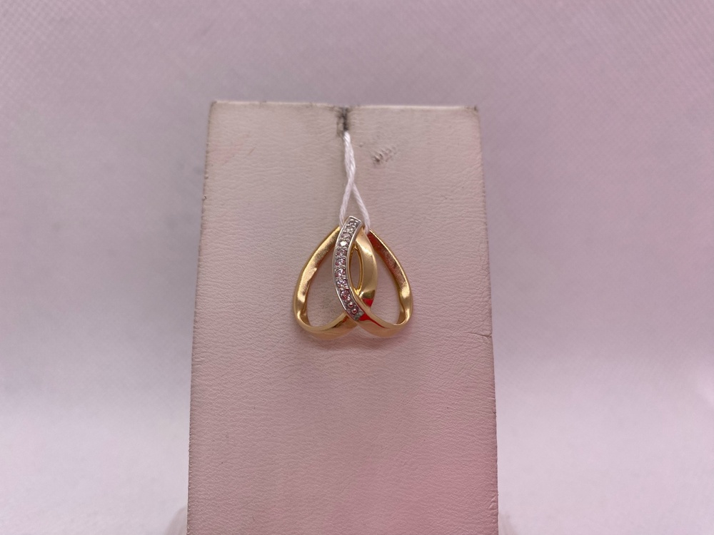 ПОДКМИ585 ПОДВЕСКА С КАМНЯМИ (Au 585)