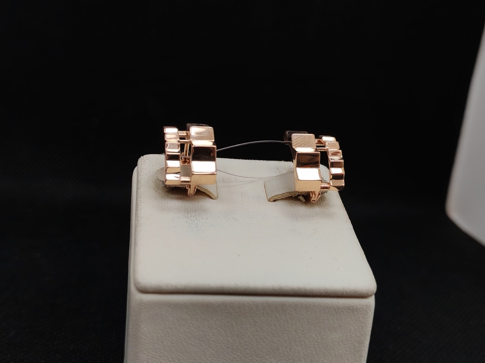 СЕРЬГИ БЕЗ КАМНЯ (Au 585)