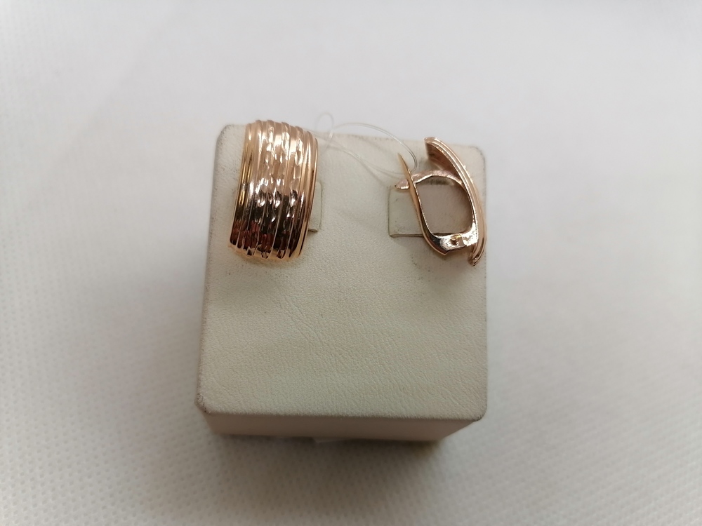 СЕРЬГИ БЕЗ КАМНЯ (Au 585)