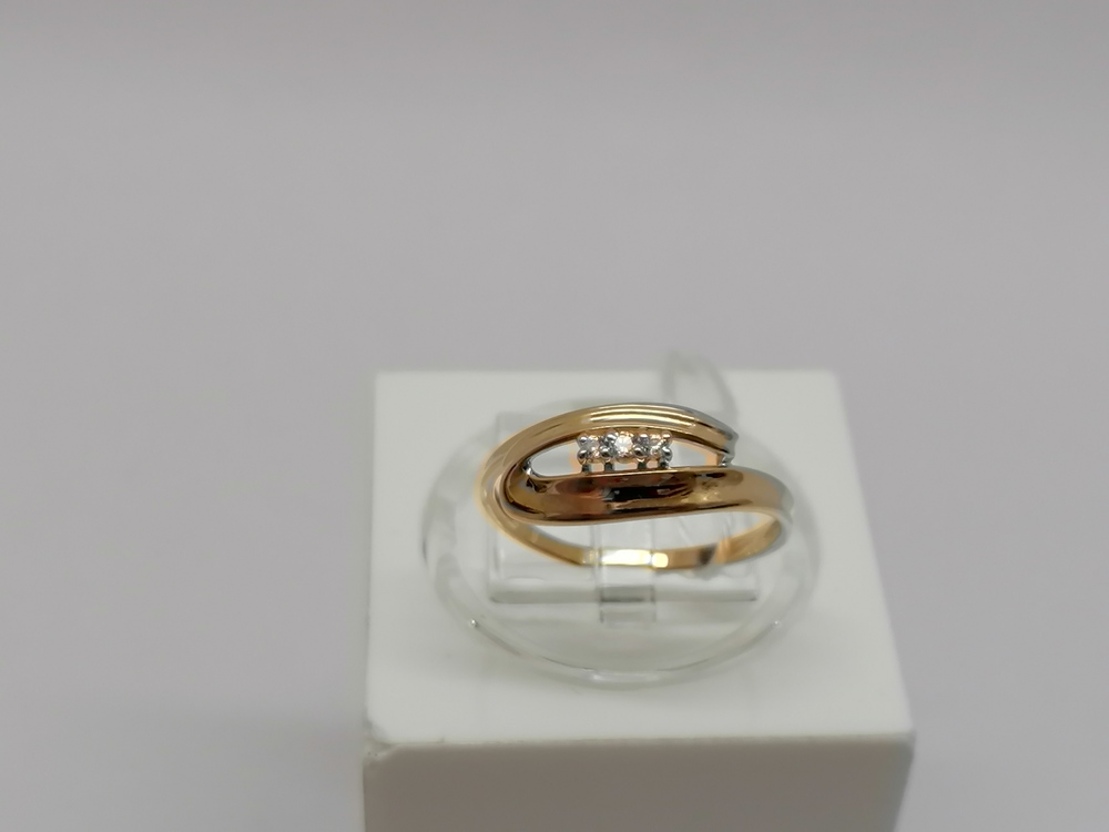 КОЛКМИ585 КОЛЬЦО С КАМНЯМИ (Au 585)