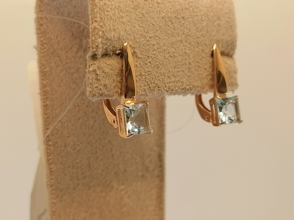 СЕРЬГИ ТОПАЗ (Au 585)