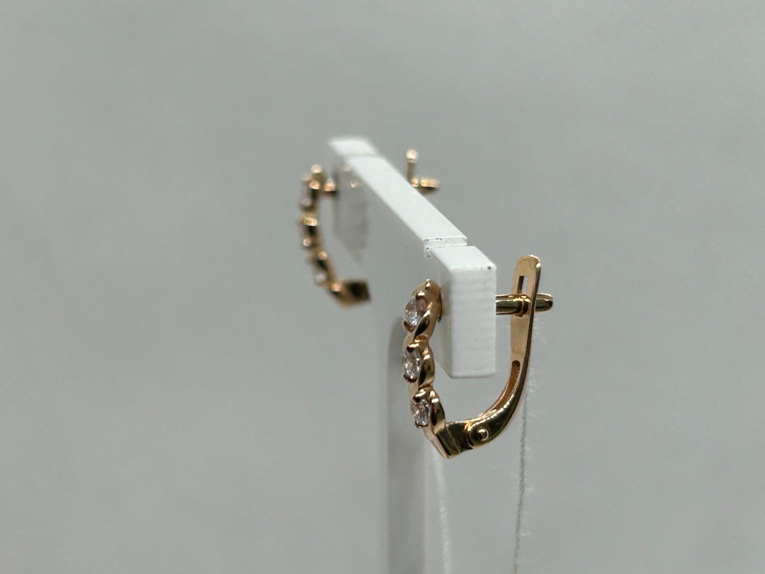 СЕРЬГИ С КАМНЯМИ (Au 585)