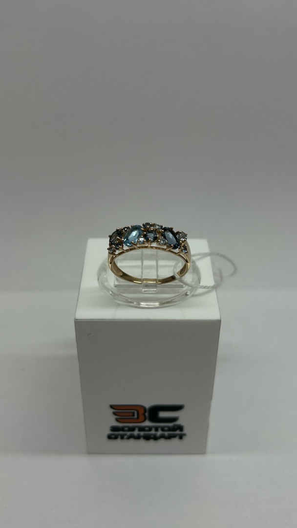 КОЛКМИ585 КОЛЬЦО С КАМНЯМИ (Au 585)