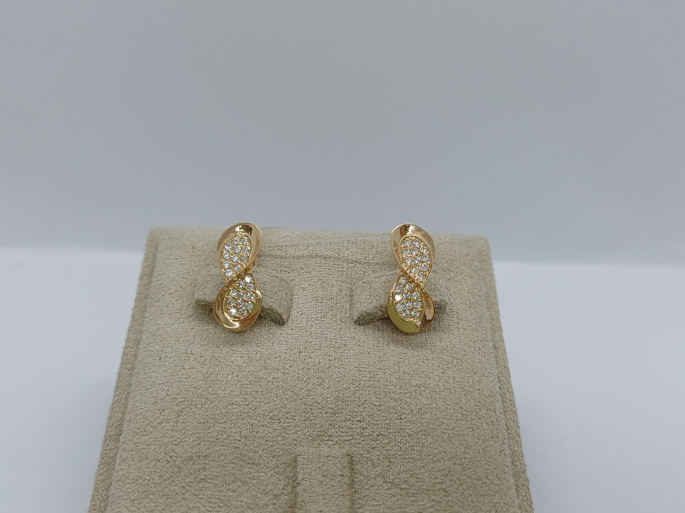 СЕРЬГИ С КАМНЯМИ (Au 585)