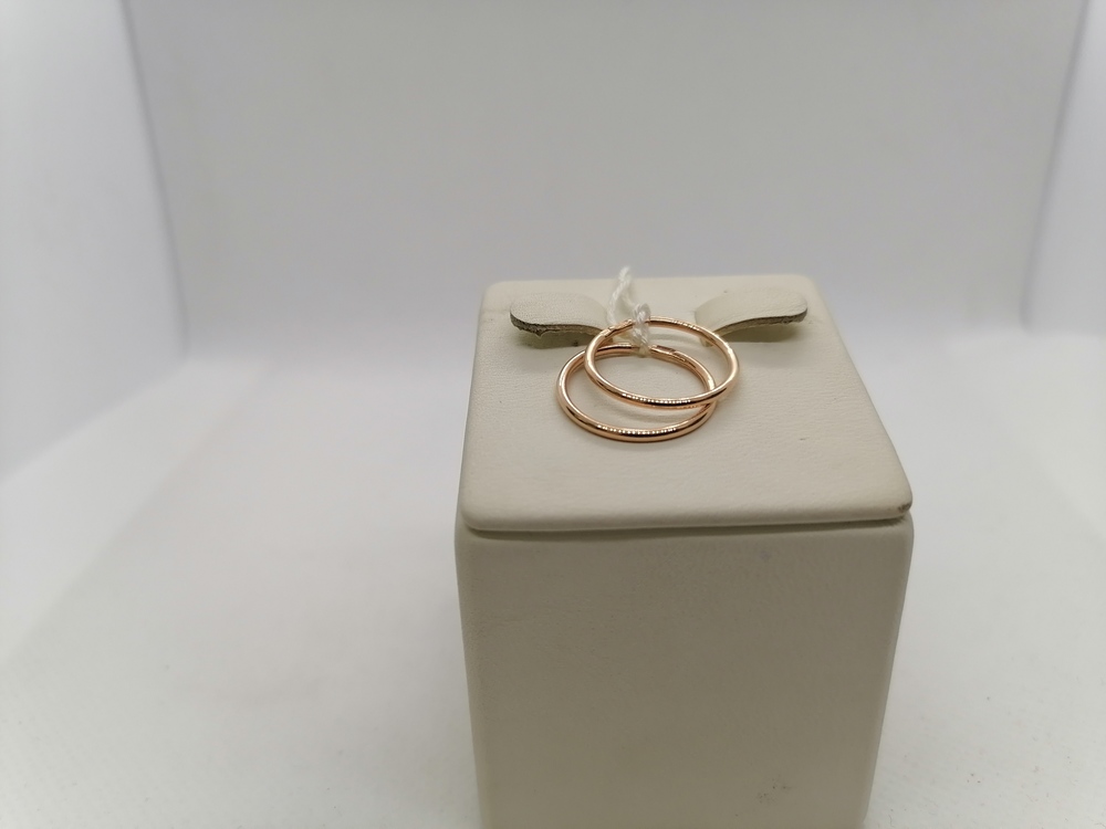 СКОН585 СЕРЬГИ КОНГО (Au 585)
