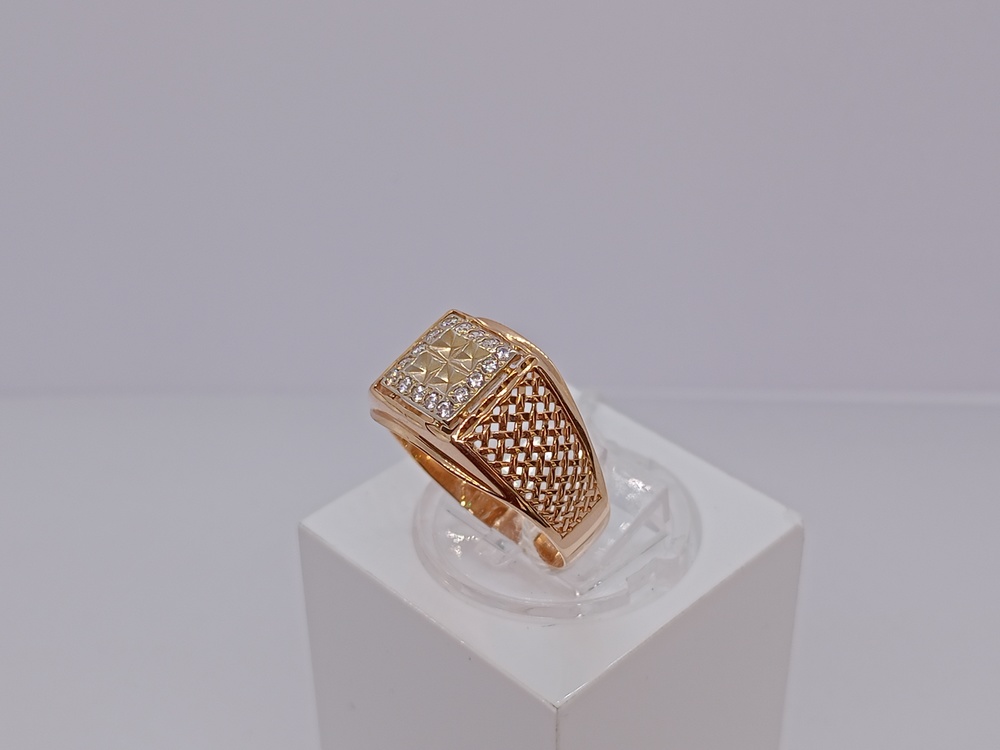 ПЕЧКМИ585 ПЕЧАТКА С КАМНЯМИ (Au 585)