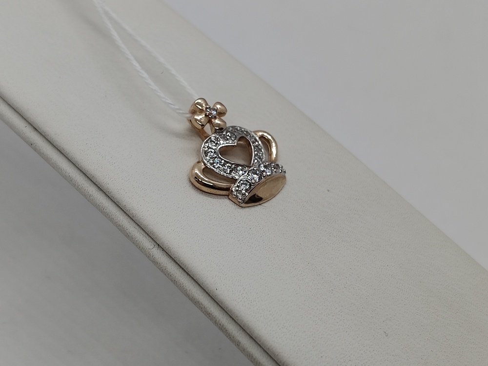 ПОДВЕСКА С КАМНЯМИ (Au 585)