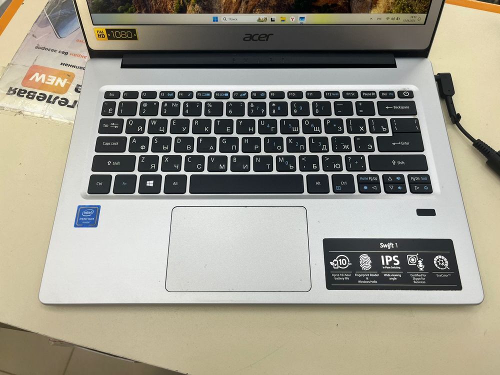 Ноутбук Acer SWIFT 1 (SF113-31); Pentium N4200, HD Graphics, 4 Гб, Нет
