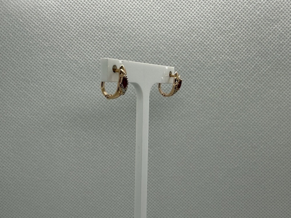 СЕРЬГИ С КАМНЯМИ (Au 585)