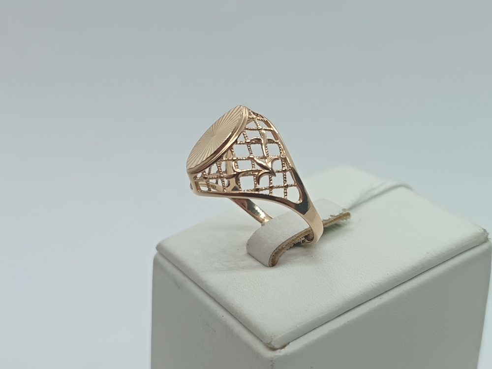 КОЛБКМ585 КОЛЬЦО БЕЗ КАМНЯ (Au 585)