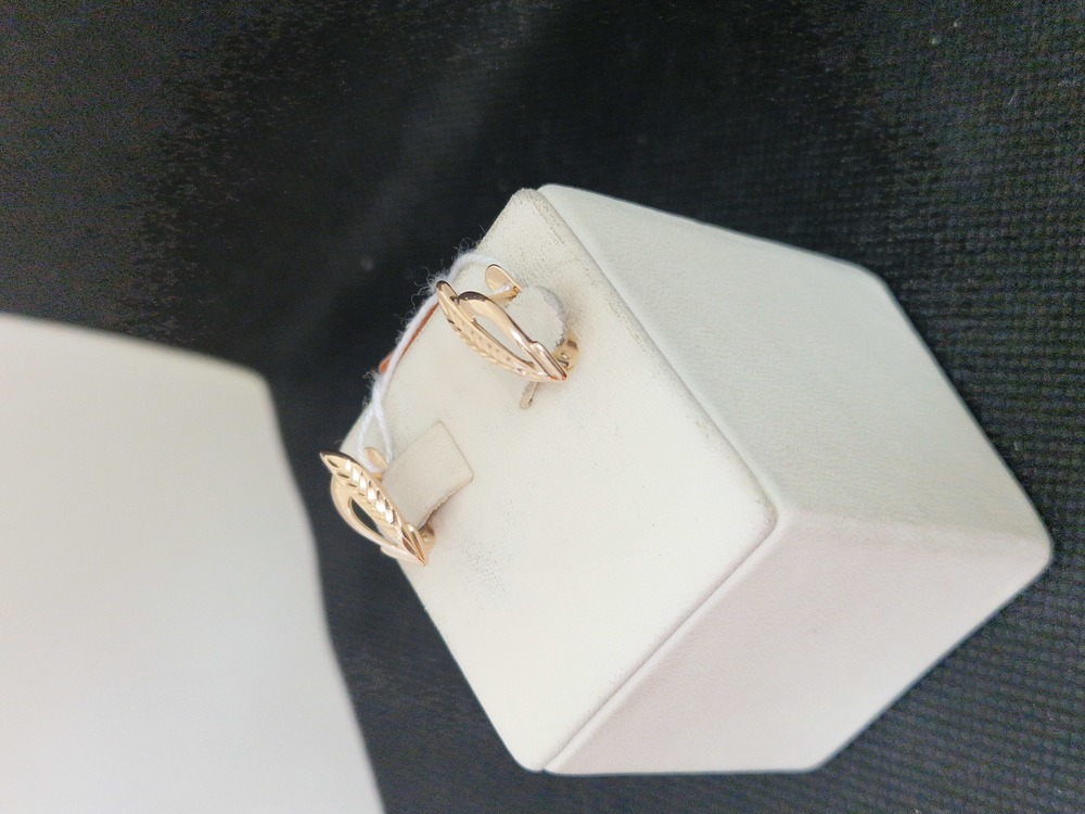 СЕРЬГИ БЕЗ КАМНЯ (Au 585)