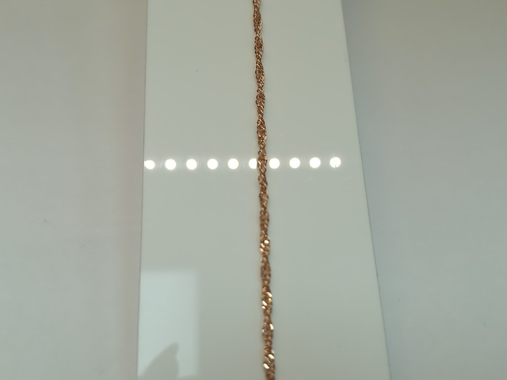 БРАСЛЕТ ПУСТОТЕЛЫЙ Сингапур (Au 585)