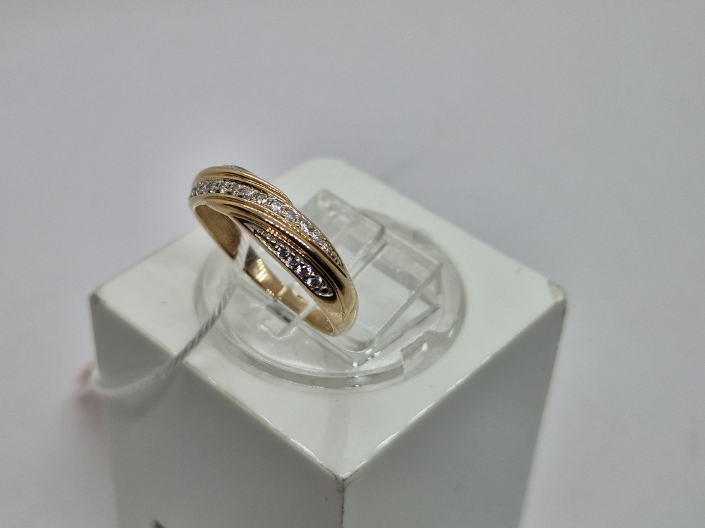 КОЛКМИ585 КОЛЬЦО С КАМНЯМИ (Au 585)