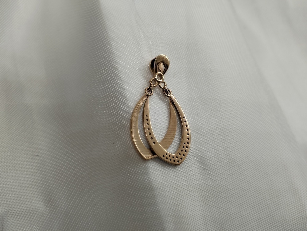 ПОДВЕСКА С КАМНЯМИ (Au 585)