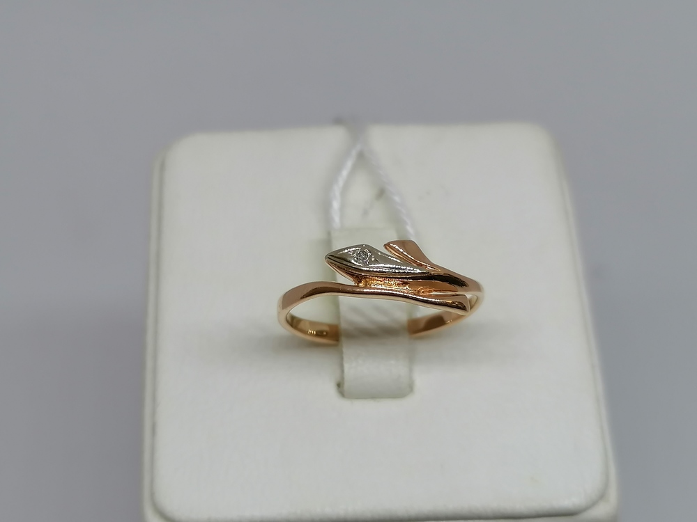 КОЛКМ585 КОЛЬЦО С КАМНЕМ (Au 585)