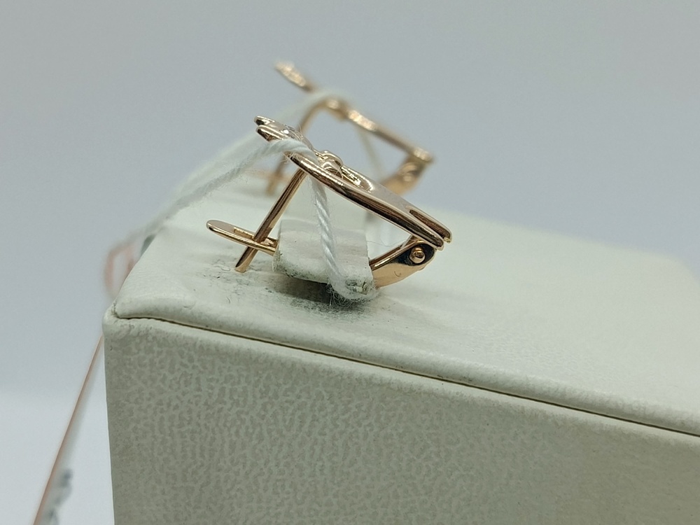 СКМИ585 СЕРЬГИ С КАМНЯМИ (Au 585)