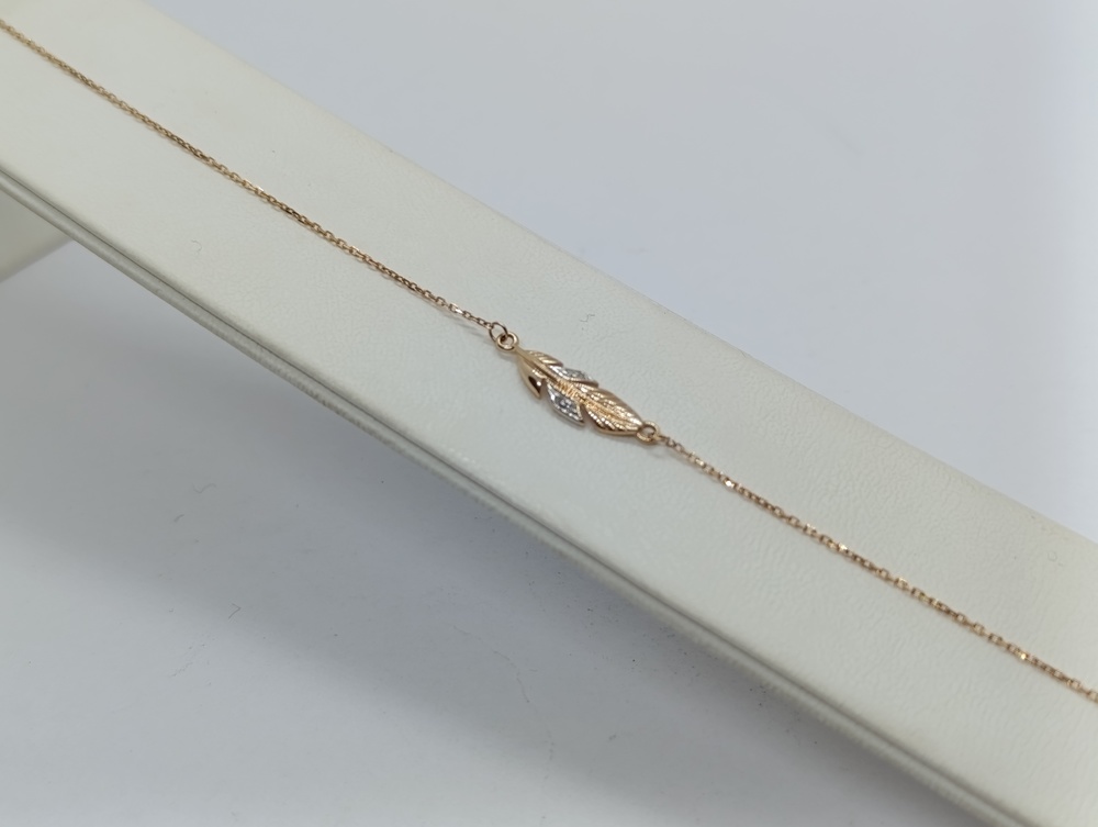 БРАСЛЕТ С КАМНЯМИ (Au 585)