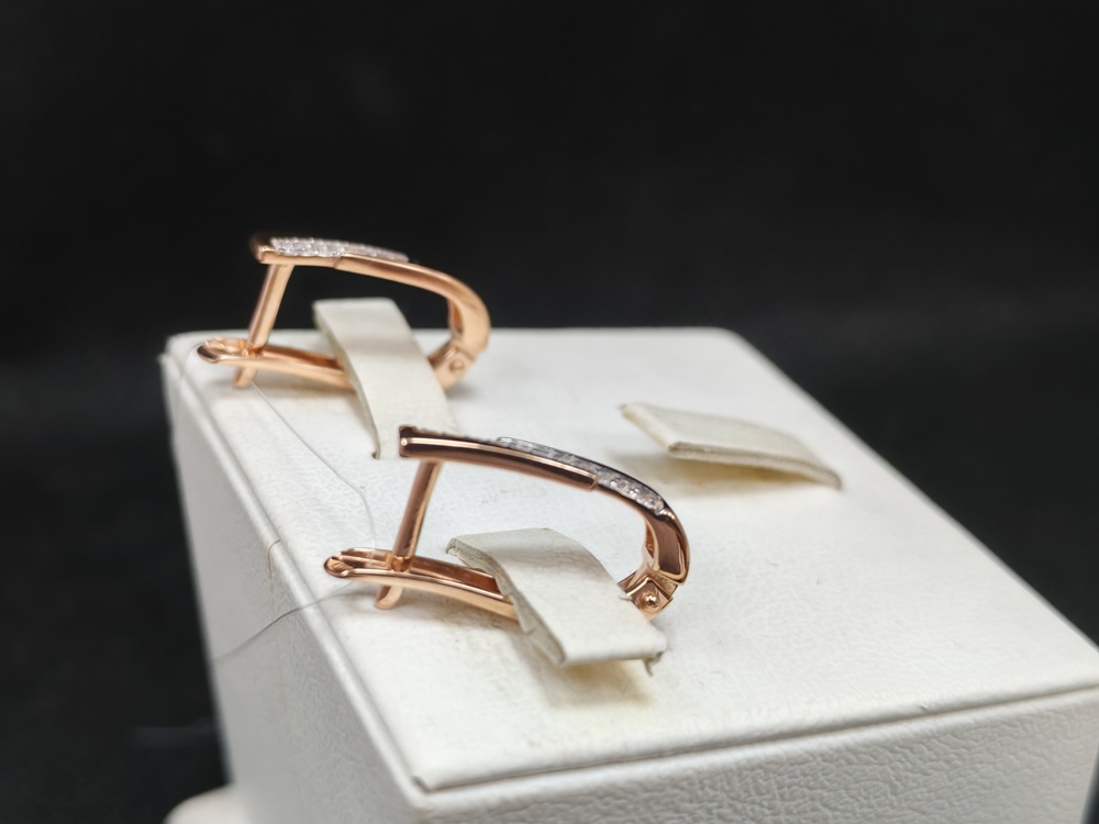 СЕРЬГИ С КАМНЯМИ (Au 585)