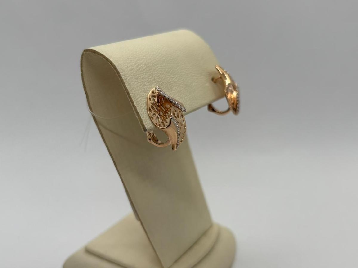 СЕРЬГИ С КАМНЯМИ (Au 585)