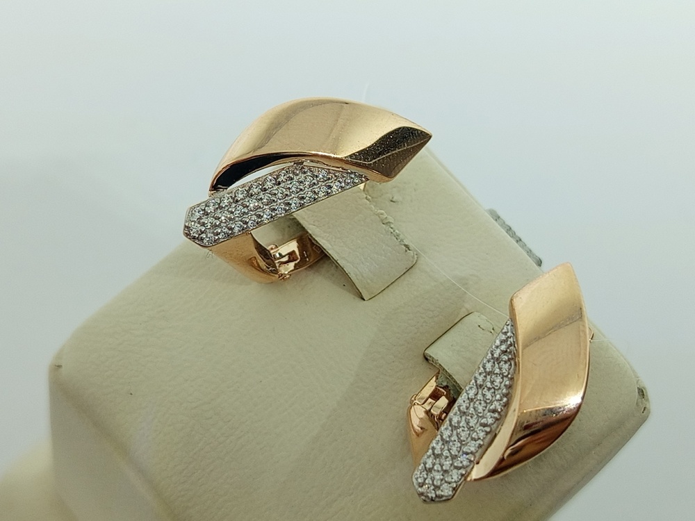 СЕРЬГИ С КАМНЯМИ (Au 585)