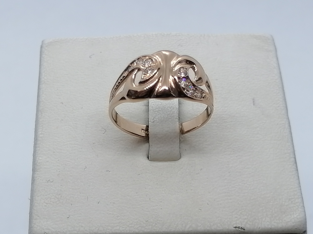 КОЛКМИ585 КОЛЬЦО С КАМНЯМИ (Au 585)