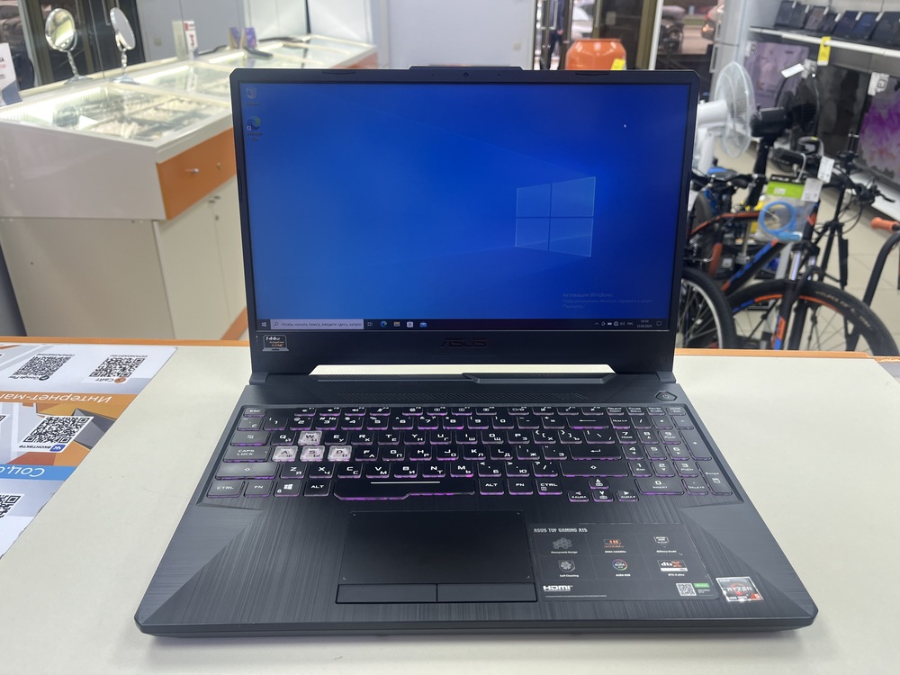 Ноутбук ASUS; Ryzen 5 4600H, GeForce GTX 1650 TI, 16 Гб, 512 GB, Нет