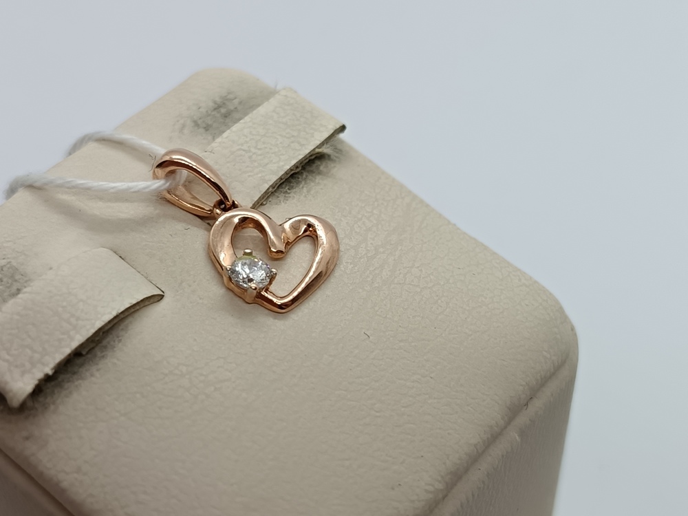 ПОДКМ585 ПОДВЕСКА С КАМНЕМ (Au 585)