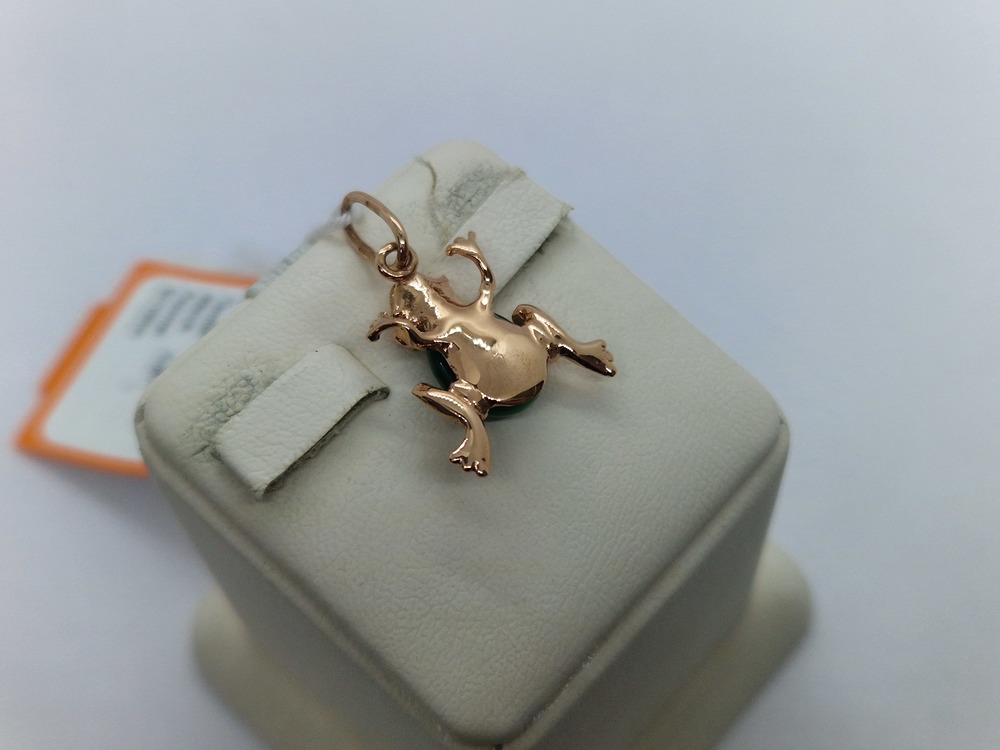 ПОДКМИ585 ПОДВЕСКА С КАМНЯМИ (Au 585)